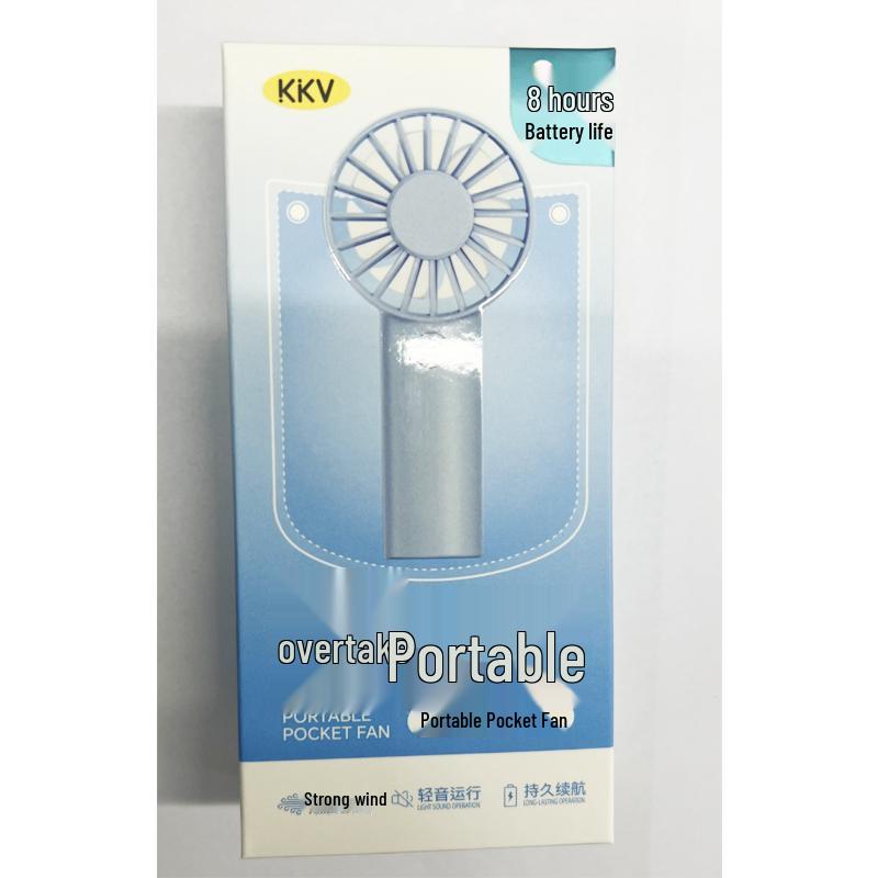 Portable USB Rechargeable Mini Fan for Dorms, Desktops, Outdoor Use