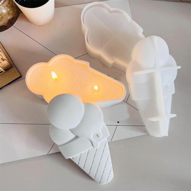 Silicone Mold for Making Ice Cream Candle Cup Jar Storage Tray Container Making Mould for Parties and Family Activity