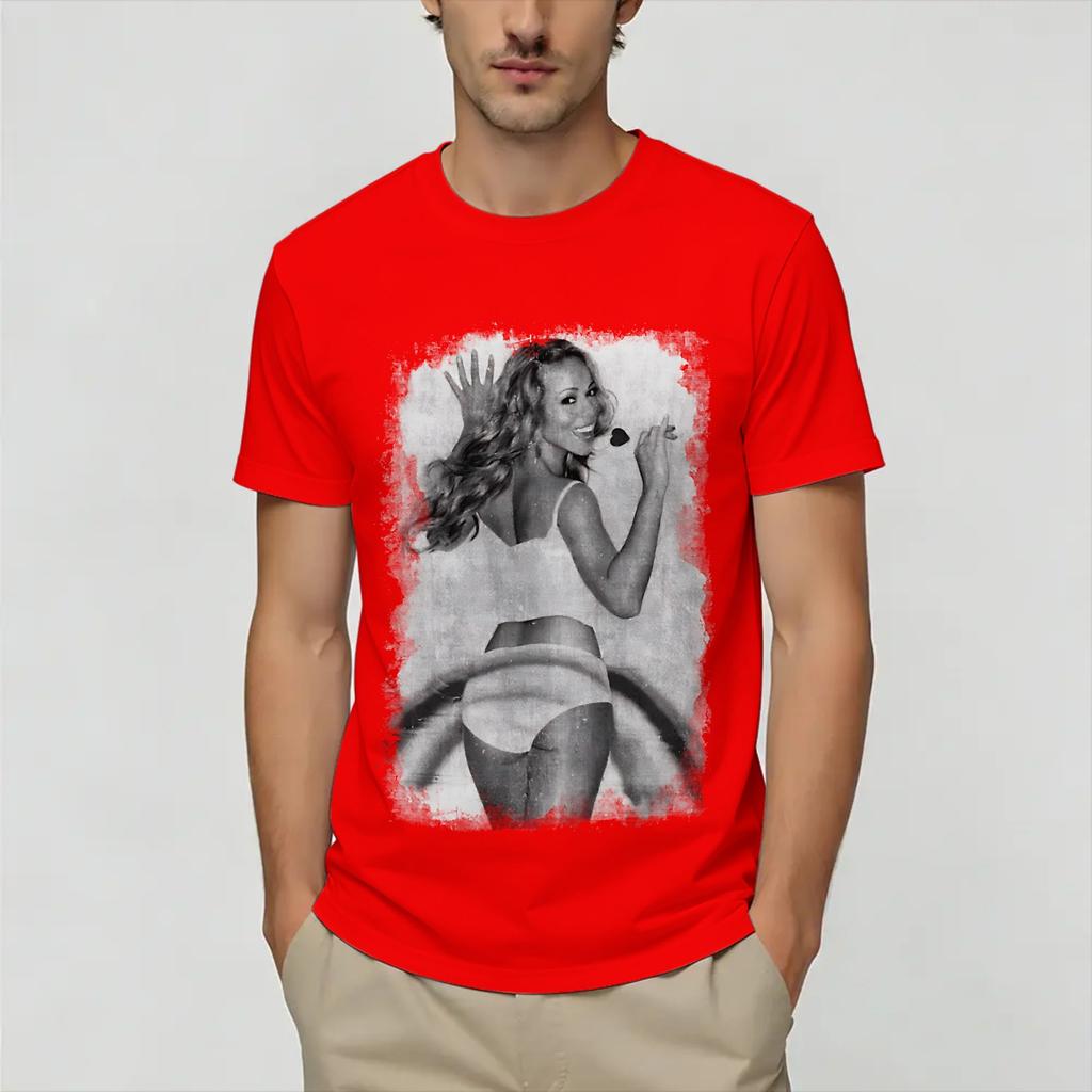 Unisexs Mariah Careys T Shirts 100 Cotton Clothing Fashion Short Sleeve Round Neck Tees Plus Size TShirt