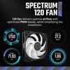 Cooler Master Hyper 212 Spectrum V3 CPU Air Cooler, ARGB Synchronization, 120mm PWM Fan, 4 Direct Copper Heat Pipes, 152mm Height, Compatible with