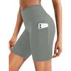 Damen Po-Lifting Elastische Enge Yoga-Shorts Mit Taschen Für Fitness-Training Im Fitnessstudio