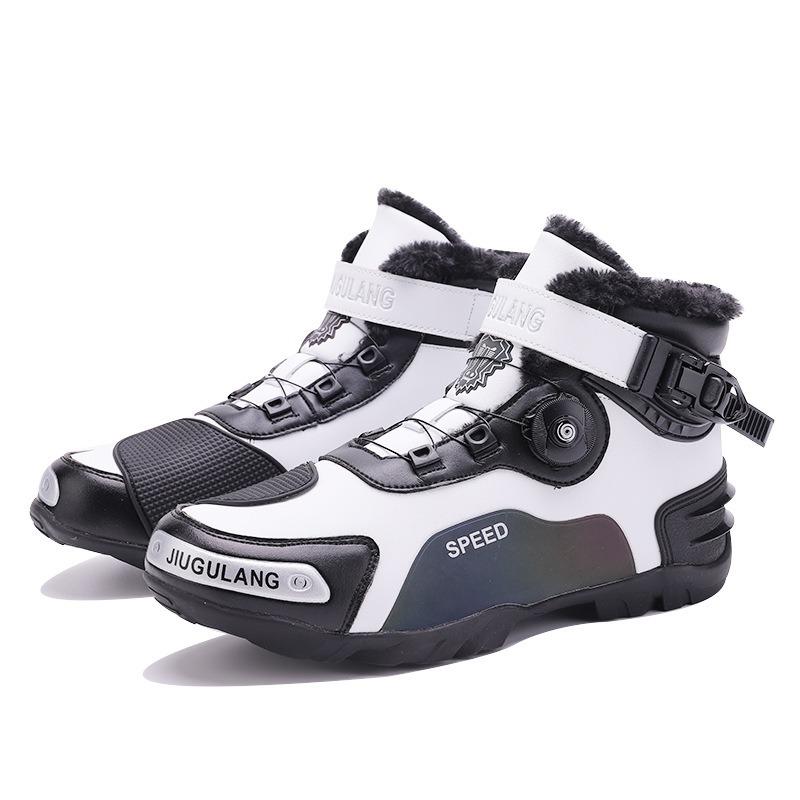 Motorcycle Shoes Motorcycle Riding Shoes Men's Rider Cotton Off-Road Motorcycle Boots Racing Boots Four Seasons