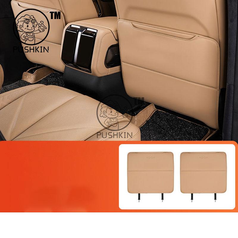 Auto Rücksitz Anti-Tritt-Abdeckungen Für BYD Leopard 8 DENZA B8 2025 Sitzrücken Trittschutz Schmutzabweisend Leder Innenraumzubehör