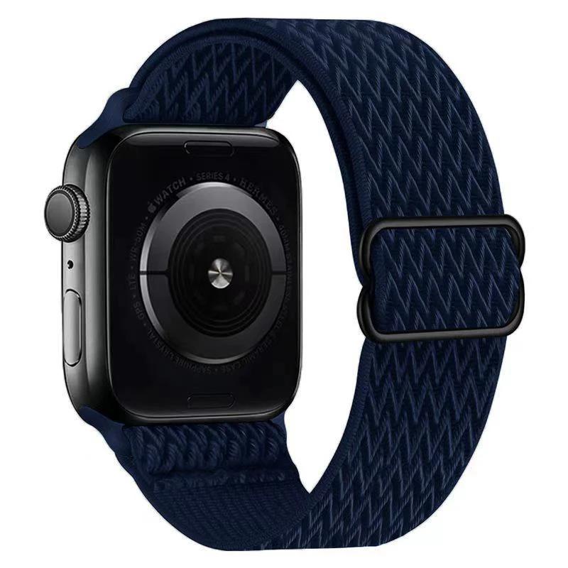 Adjustable Nylon Loop Strap For Apple Watch Series Ultra 11 10 9 8 7 46mm 45mm 41mm Fabric Strap For Iwatch 6 5 4 SE 44mm 40mm