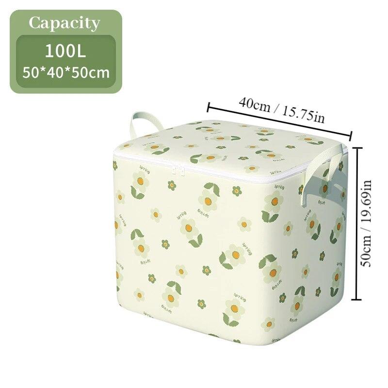1 шт. Бытовая большая вместимость влагонепроницаемая утолщенная хлопковая стеганая сумка для сортировки одежды сумка для переезда и упаковки багажа