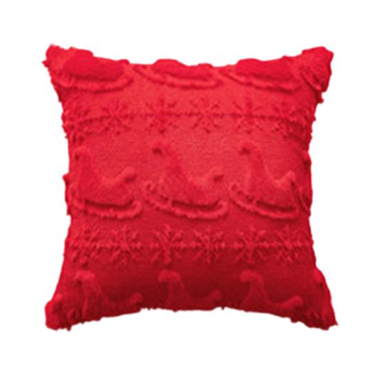 Christmas Throw Pillow Cover Xmas Tree Pillowcases Soft Plush Cushion Covers with Hidden Zipper Closure Winter Home Decor