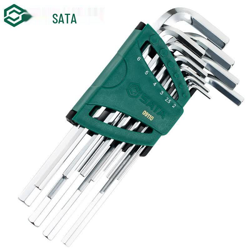 SATA 09110 10-Piece Metric Ball End Hex Key Set