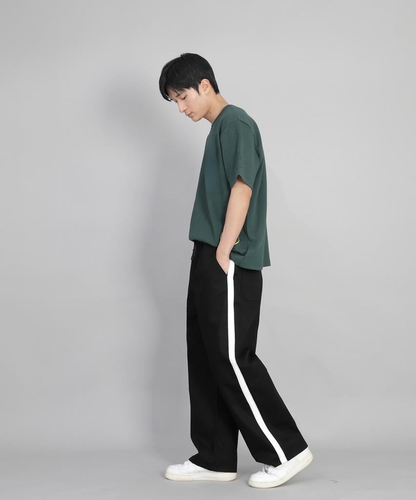 Seinteukeulu White P-Line Ex Wide Pants Plw-341 Black