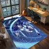 Gundam Anime Mecha Robot Rug Carpet Large Area Rug Non Slip Washable Floor Mat Gamer Room Bedroom Home Decor