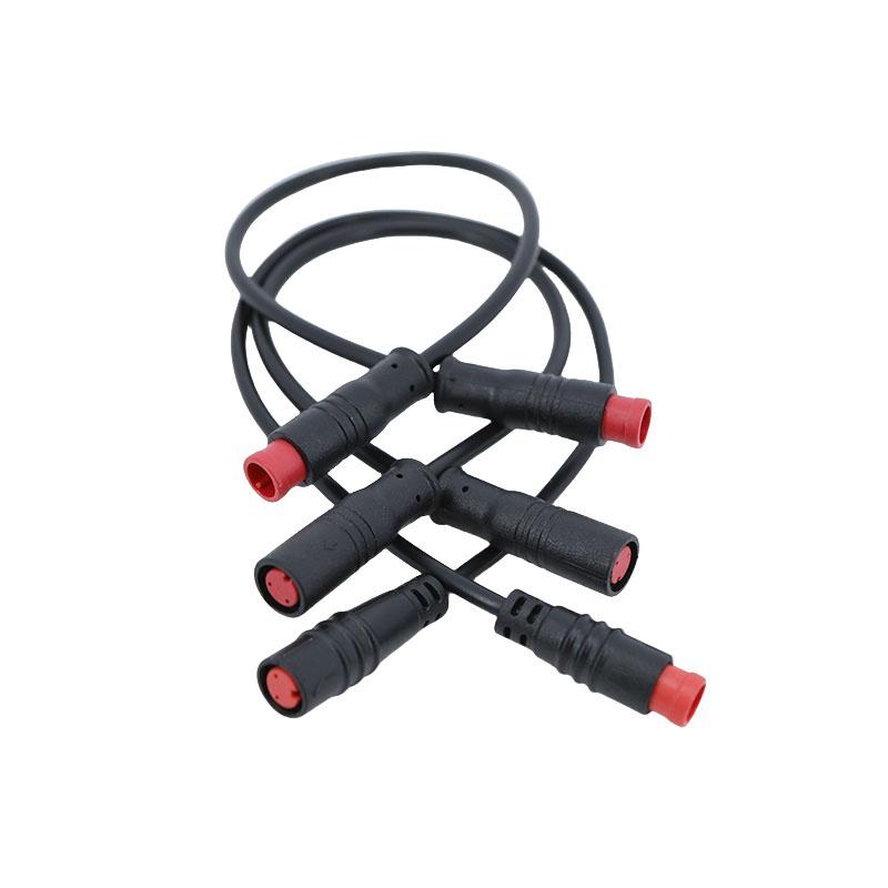 Wasserdicht 0,2m 0,3m m8 2-poliger Kern Elektrisches Fahrrad Stecker Stecker Stecker Stecker Kabel Draht für Ebike Sensor Display