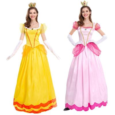 Mary Pichy Pink Pfirsichblüten Prinzessinnenkleid für Bühne, Party oder Hof