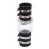Sump Pump Check Valve Spring Loaded Flapper Quiet Transparent Sewage Pump Check Valve for 112