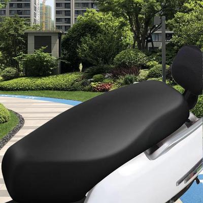 Housse de siège de moto Manche en cuir PU Protecteur élastique pour toutes saisons Été