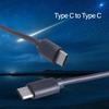 USB Type C Data Cable with Power Switch Button Male To Male Charging Extension Cord Wire for LED Light Fan Desk Lamp