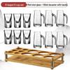 Elegant Handcrafted Glass Liquor Dispenser Set