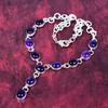 Charoit Halskette Edelsteinschmuck, 925 Massiv Sterling Silber Halskette, Handgefertigter Schmuck Geburtsstein Halskette