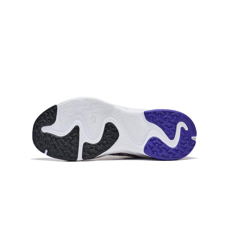 Li Ning Youth  Childrens Glow In The Dark Shock Absorbing Rebound Casual Shoes Kids Casual Shoes Black White YKCT108-3