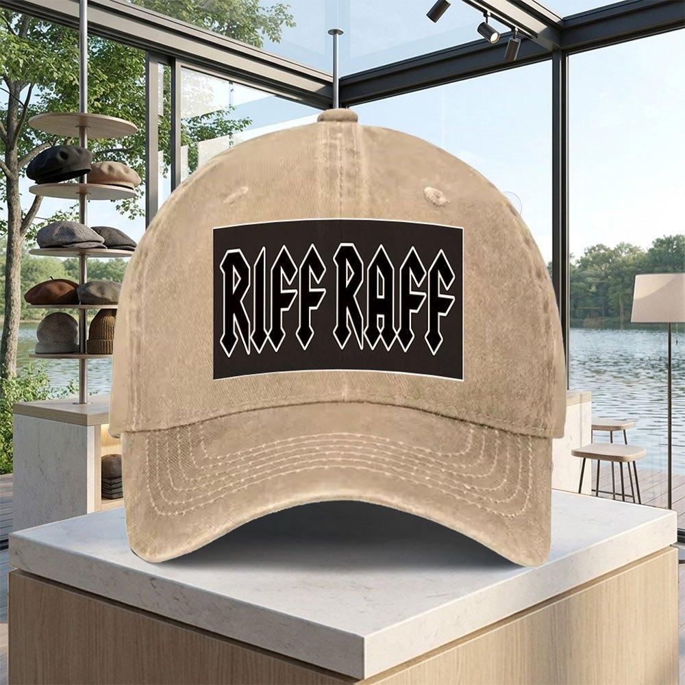 Riff Raff Unisex Baseball Cap For Golf Driving Fishing Outdoor Sports Adjustable Sporty Running Hat Hand Washable