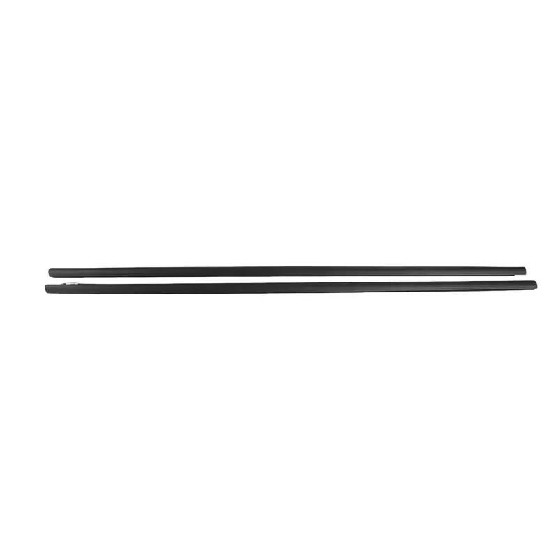 2pcs/set Black Car Door Window Glass Weatherstrip for Honda Civic 1991-1995