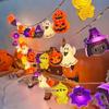 Creative Halloween Decorative Mummy String Lights - Witch and Pirate Festival Hanging Decor