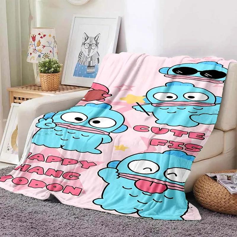 17 Styles Hangyodon Cartoon Blanket for Sofa King Size Cute Soft Flannel Throw Fluffy Bed Blanket New Born Winter Blanket Gift