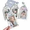 High Quality 3 Inch Kpop Photocard Holder Picture Display Pendant Idol Photo Frame PVC Silver Card Holder