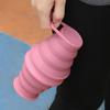 500ML Collapsible Water Bottle Food Grade BPA Free Leak Resistant Portable Travel Hiking Sports Water Kettle