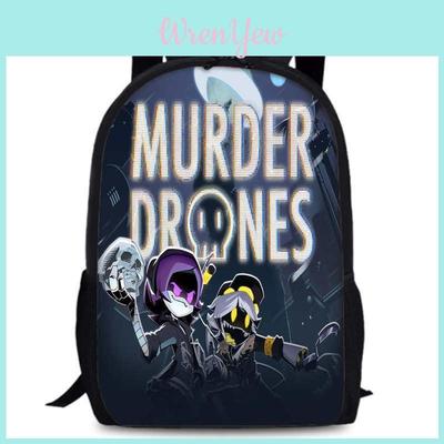 Mord Anime Drohnen Rucksack Oxford Geräumige Schultaschen Für Geschenke Kinder