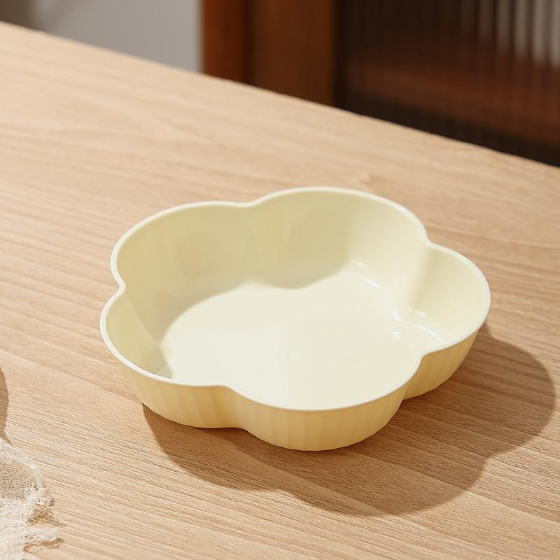 Flower Fruit Plate Home Living Room Snack Plate Fruit Plate Candy Plate Front Desk Snack Plate