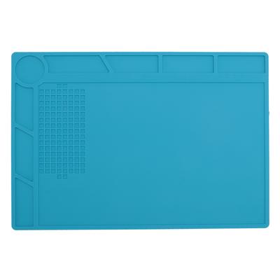 Silicone Soldering Mat with 25cm Scale Prevent Slipping Watch Repair Work Pad for Workbench Parts