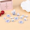 1 Sada 1:12 miniaturních porcelánových keramických čajových šálků domeček pro panenky Nádobí Kuchyňka domeček pro panenky Čajová konvice kutily