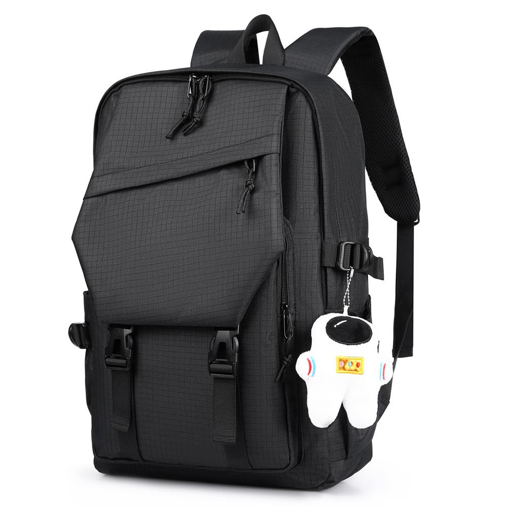 Schoolbag large capacity school bag men and women computer commuting travel lightweight middle school students backpack training printing logo