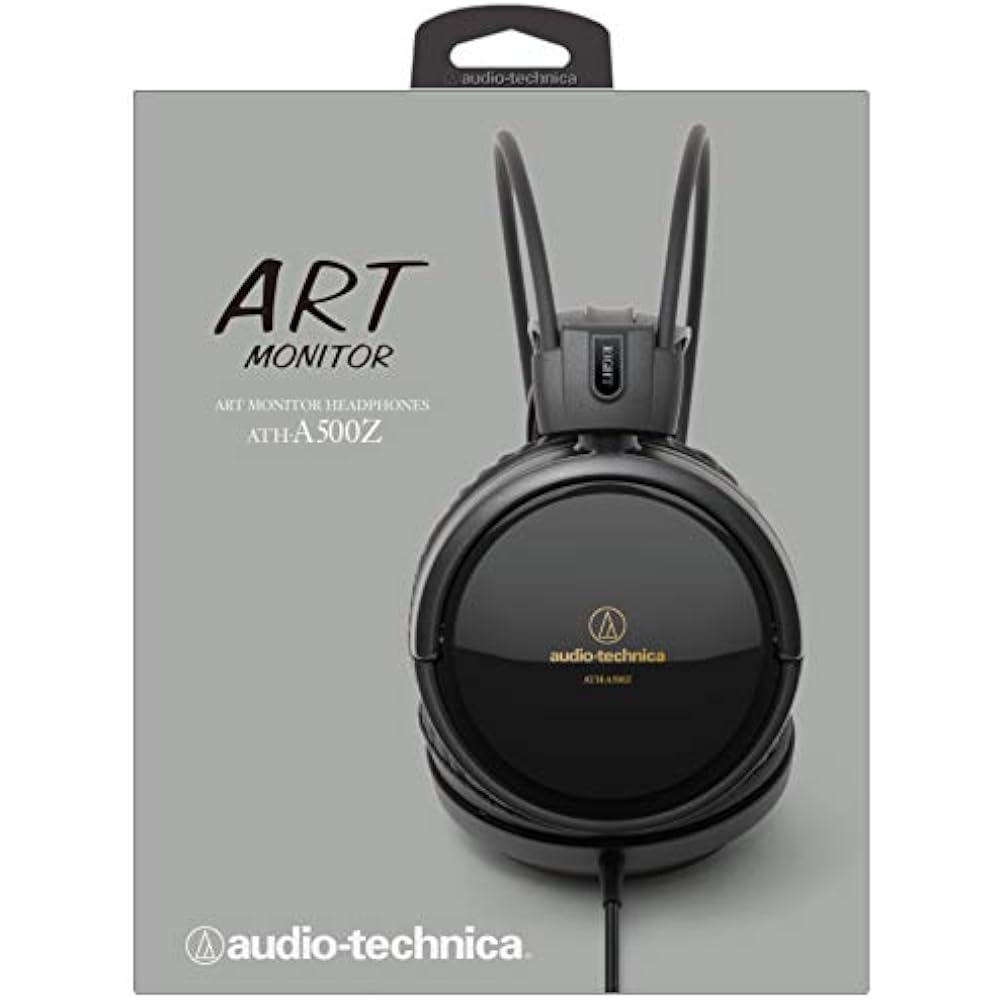 Audio-Technica ATH-A500Z Headphones, Wired, Closed-Back, 3-meter Cable