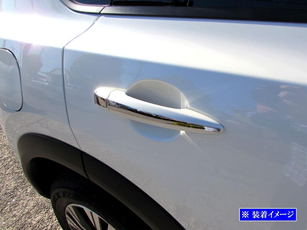 BRIGHTZ Finish Stainless Steel Door Handle Covers for T33 Compatible with and Ultra-Mirror X-Trail (SNT33) [DHC-NOBU-426]. SNT33, ST33, NT33, SNT, ST,