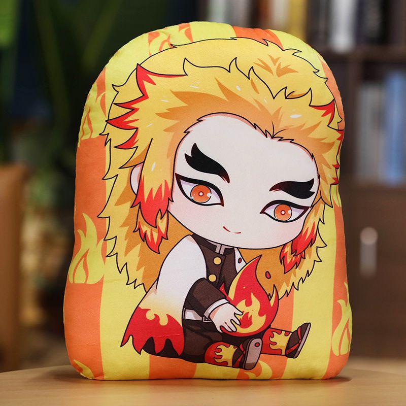 

Demon Anime Slayer Kimetsu No Yaiba Plush Pillow Pendant Stuffed Kids Gift Toy Rengoku Kyoujurou,20cm/7.8in