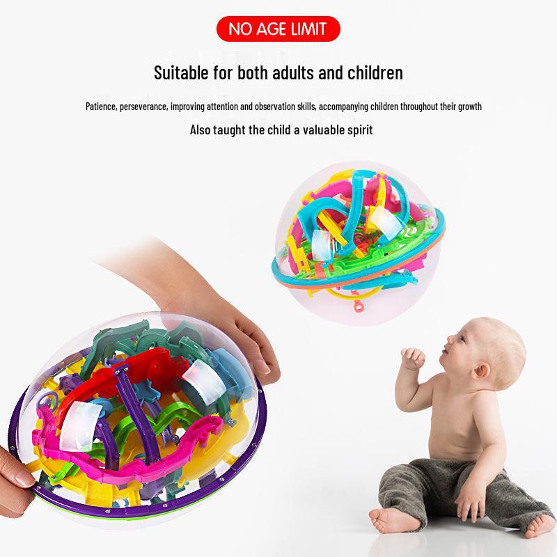 Portable Cross-Border Foreign Trade Maze Ball Magic Toy for Kids (100-158-168)