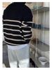 Men’s Trendy Loose Knit Striped Sweater - Japanese & Korean Style, Autumn/Winter Pullover