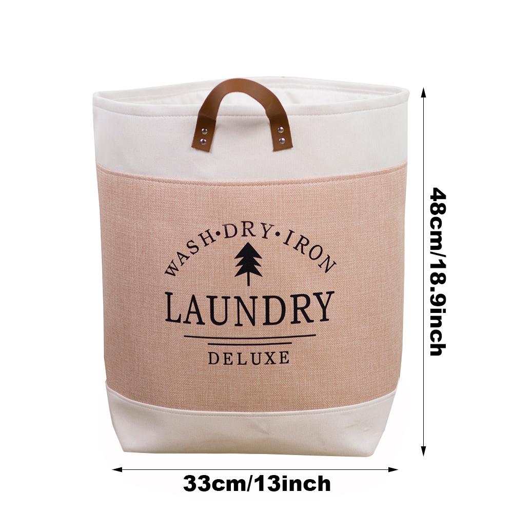 Large-capacity Dirty Clothes Storage Basket Storage Basket Foldable Laundry Bag for Laundry Room Space-saving Storage Organizer