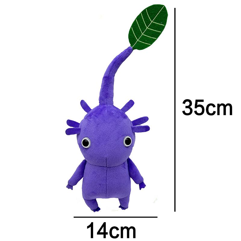 Pikmin Plüschtier Eisgeflügelte Blume Blätter Knospe Stoffpflanze Puppe Rosa Blatt Weiches Plüschtier Figur Dekoration Kissen Für Kind Weihnachten Geschenk