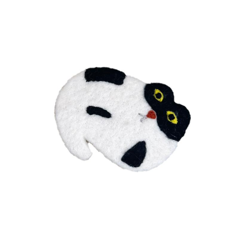 

1 шт. Мягкие настольные украшения из войлока ручной работы, мультяшные животные, многоразовая подставка, теплоизоляционная подставка для чашки, легкая