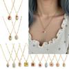 Adjustable Flower Pendant Necklace For Everyday Wear Dainty Handmade Clavicle Chain Fashion Jewelry Gift For Her