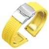 Silicone Strap 20mm 22mm 24mm for Seiko for Rolex Universal Bracelet Quick Release Replacement Bracelet Folding Buckle Wristbelt