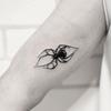 High-End Y2K Dark Personality Domineering Spider Male Hot Girl Arm Tattoo Sticker