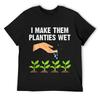 Mens Fun Graphic TShirt Series Black Wet Plant Short Sleeve Tee Streetwear Harajuku Men Clothing Graphic T Shirts
