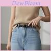 Leather Womens Belt Fashion Casual Dress Pants Jeans With Alloy Buckle For Office And Daily Wear