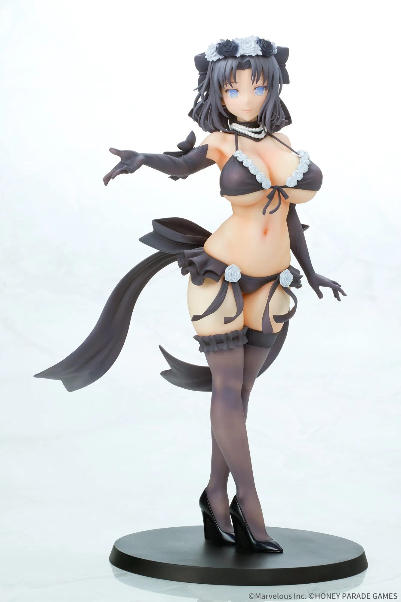 

Shinobi Master Senran Kagura NEW LINK Yumi Wedding2018 Black ver. 1/7 Scale Complete Figure