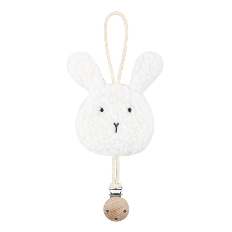 

Baby Pacifier Clip Chain Plush Animal Pendant Decor Pacifier Holder Leash Hanging Strap Ornament for Newborn Infant