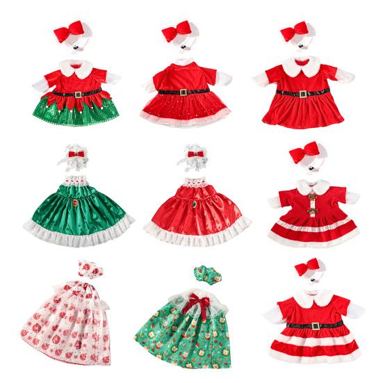 1 Set Christmas Porch Goose Outfits Outdoor Garden Lawn Yard Goose Statue Winter Santa Claus Elf Dress Xmas Holiday Party Dress-up Clothing