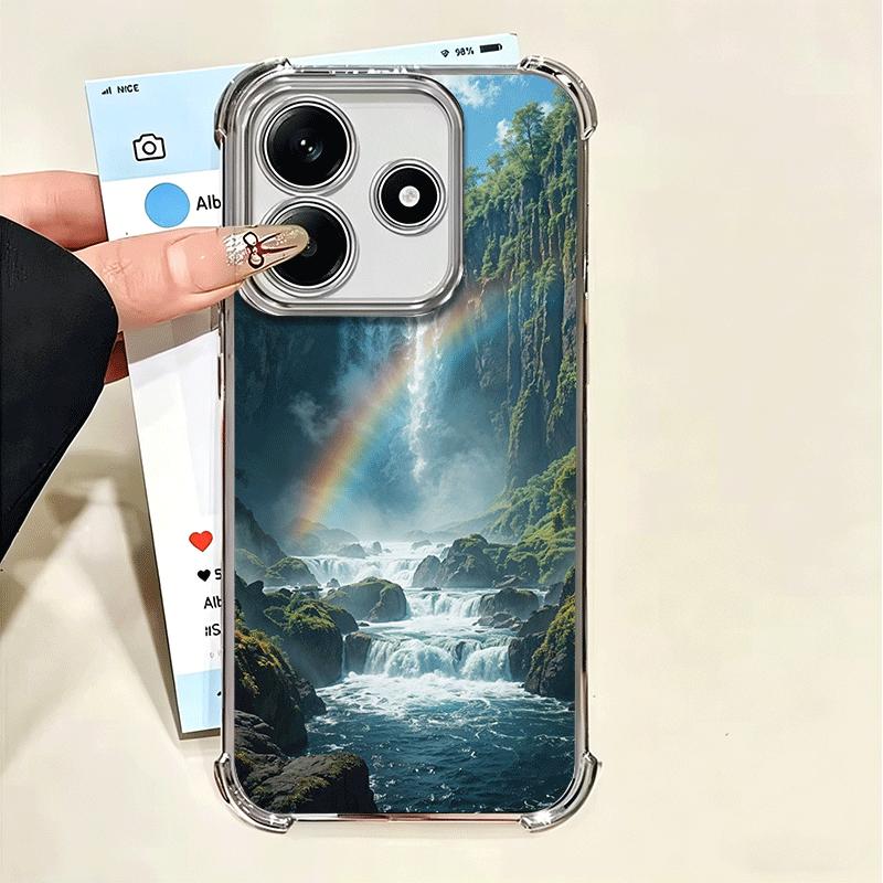 

Forest Waterfall Niagara Falls Soft Phone Case For Xiaomi Poco X7 X8 Pro Max X6 X5 X3 F8 Ultra F7 M8 M7 M5S Redmi 15C 15A 15 14C Xiaomi Redmi 15C 173