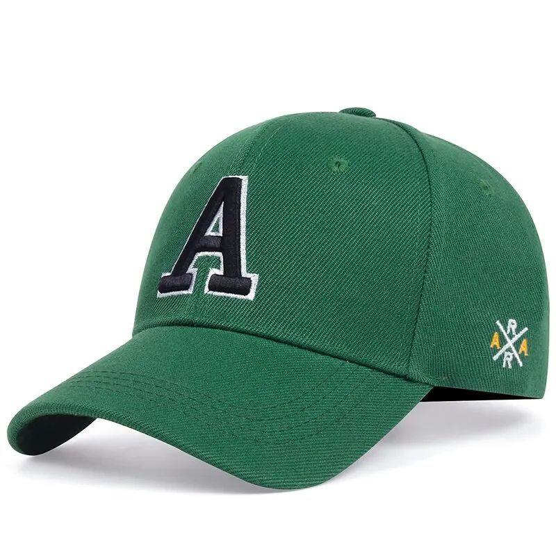 Unisex Simple Letter A Embroidery Baseball Caps Spring And Autumn Outdoor Adjustable Casual Hat Sunscreen Hat